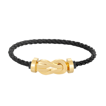 [moco jewelrys]CHANCE LARGE 8 FIGURE SCHNALLE OHNE DIAMANT ARMBAND GOLD