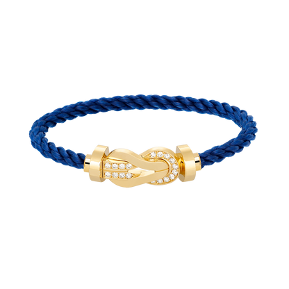 [moco jewelrys]CHANCE GROSSE ACHT-FIGUREN-SCHNALLE HALBDAMANT-ARMBAND GOLD