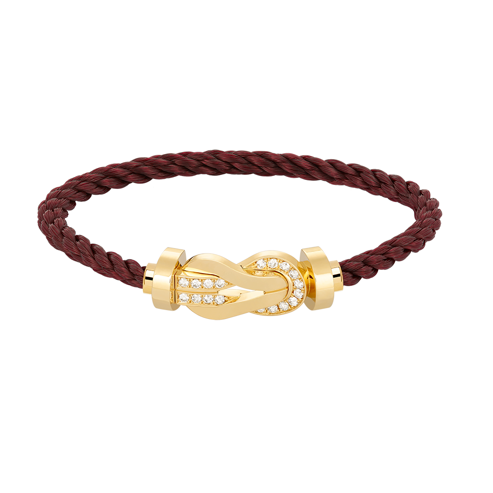 [moco jewelrys]CHANCE GROSSE ACHT-FIGUREN-SCHNALLE HALBDAMANT-ARMBAND GOLD