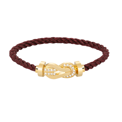 [moco jewelrys]CHANCE GROSSE ACHT-FIGUREN-SCHNALLE HALBDAMANT-ARMBAND GOLD