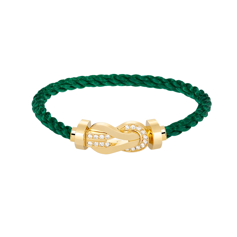 [moco jewelrys]CHANCE GROSSE ACHT-FIGUREN-SCHNALLE HALBDAMANT-ARMBAND GOLD