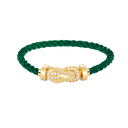 [moco jewelrys]CHANCE GROSSE ACHT-FIGUREN-SCHNALLE HALBDAMANT-ARMBAND GOLD