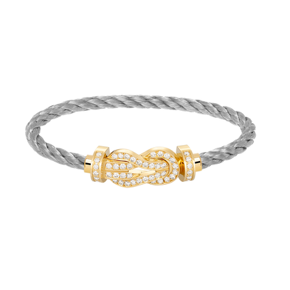 [moco jewelrys]CHANCE GROSSE 8 ZIFFERN SCHNALLE VOLLDIAMANT ARMBAND GOLD