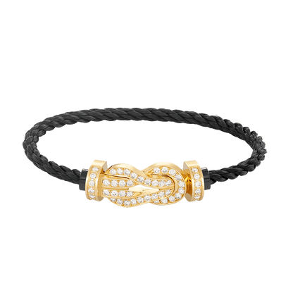 [moco jewelrys]CHANCE GROSSE 8 ZIFFERN SCHNALLE VOLLDIAMANT ARMBAND GOLD