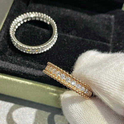[moco jewelrys]PERLEE DIAMANT SILBERRING