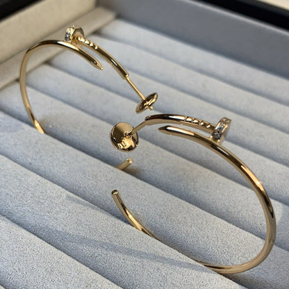 [moco jewelrys]JUSTE OHRRINGE GOLD DIAMANTEN 1.8MM