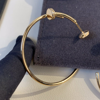 [moco jewelrys]JUSTE OHRRINGE GOLD DIAMANTEN 1.8MM