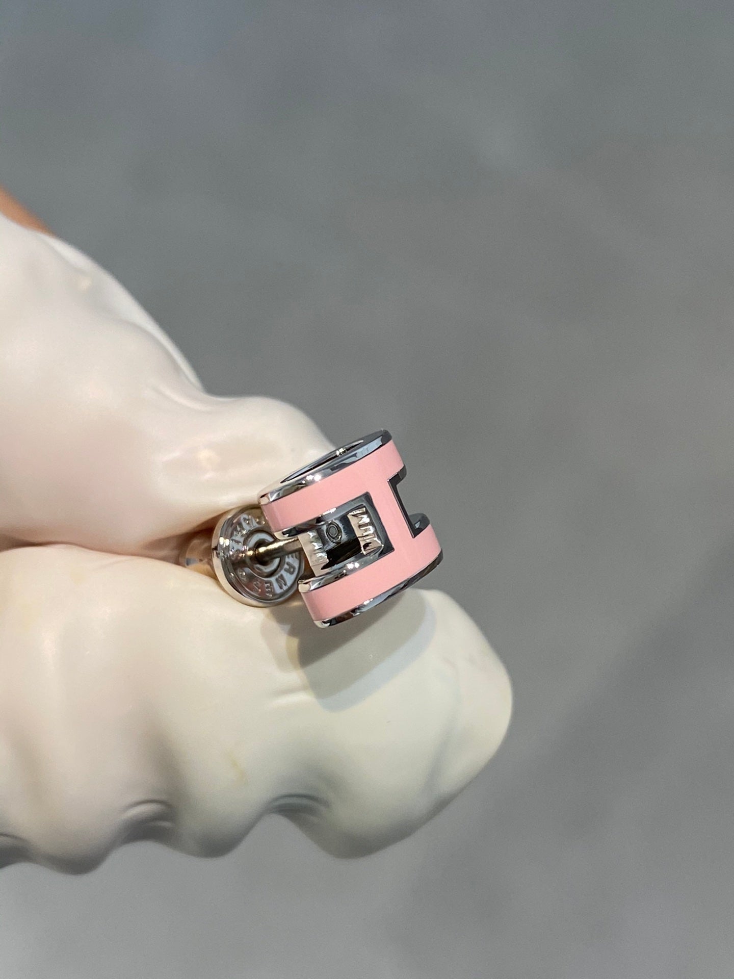 [moco jewelrys]MINI POP H SILBEROHRRINGE ROSA