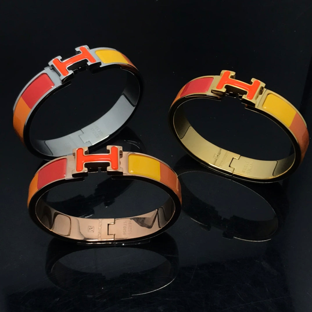 [moco jewelrys]H ARMBAND ORANGE REGENBOGEN KERAMIK