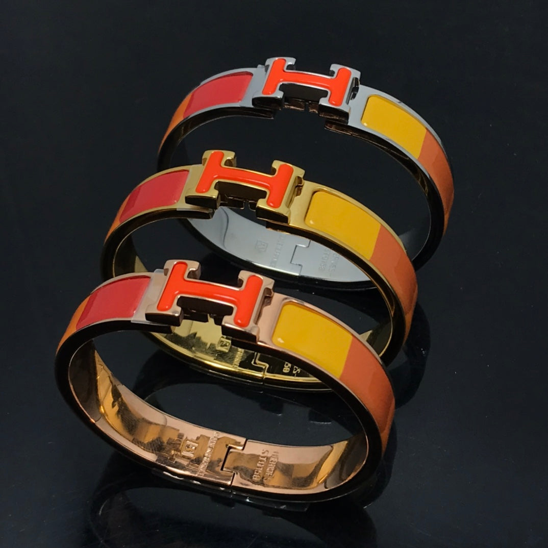 [moco jewelrys]H ARMBAND ORANGE REGENBOGEN KERAMIK