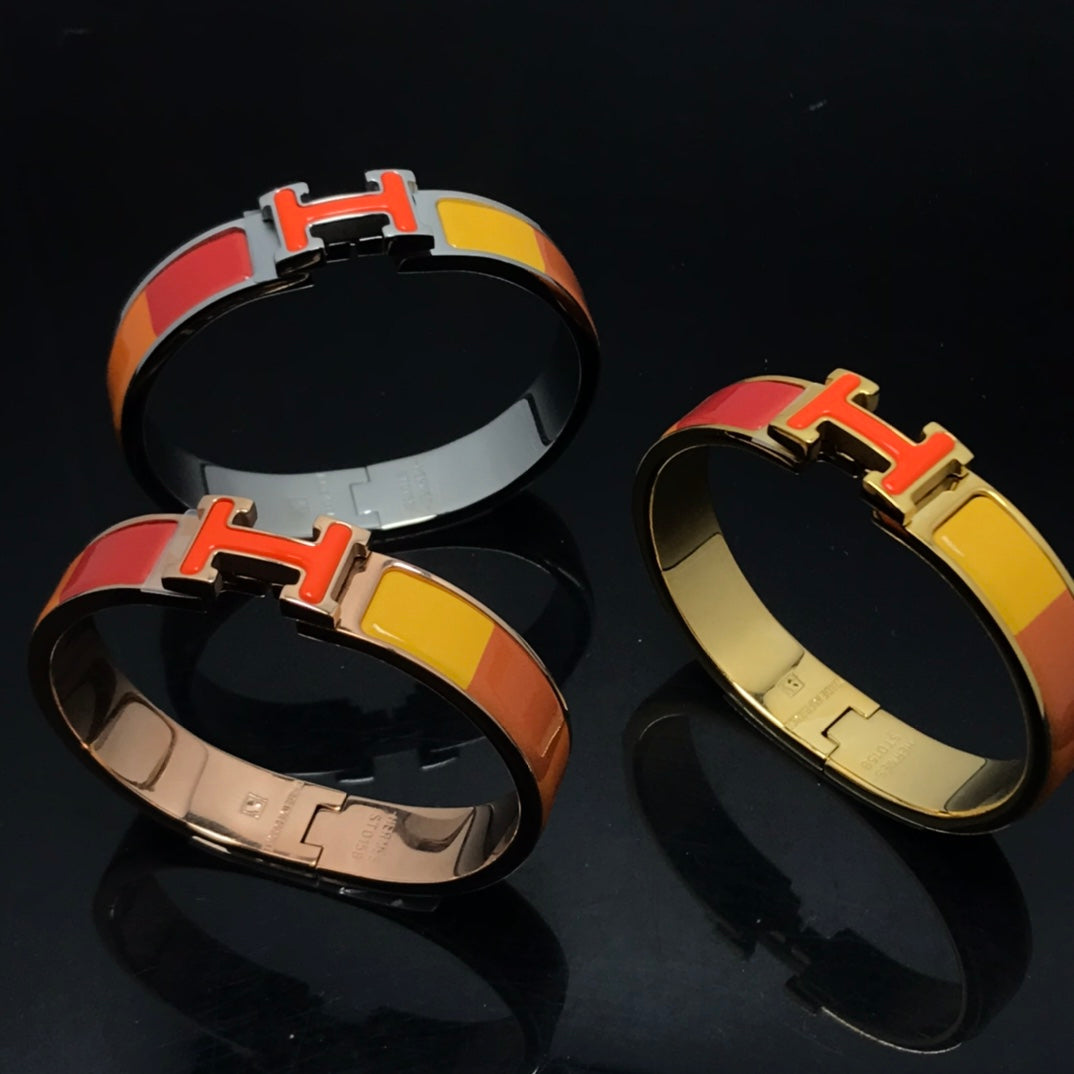 [moco jewelrys]H ARMBAND ORANGE REGENBOGEN KERAMIK