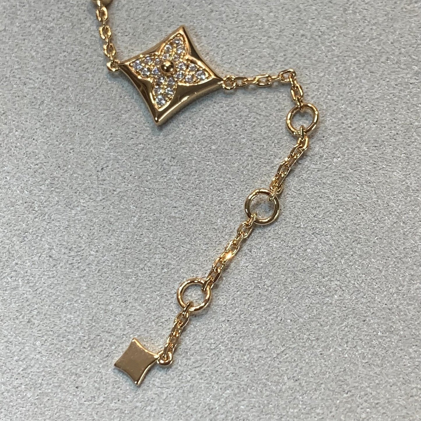 [moco jewelrys]ARMREIF GOLD DIAMANT STERNE SONNEN 4 MOTIVE