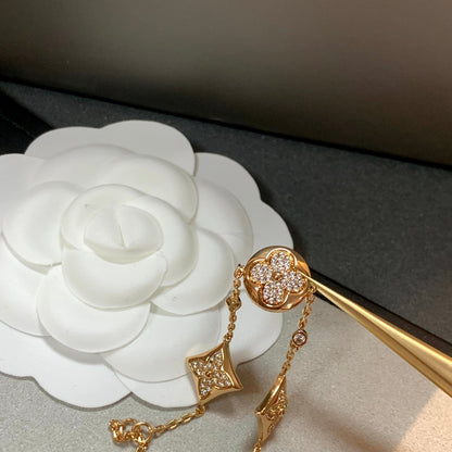 [moco jewelrys]ARMREIF GOLD DIAMANT STERNE SONNEN 4 MOTIVE