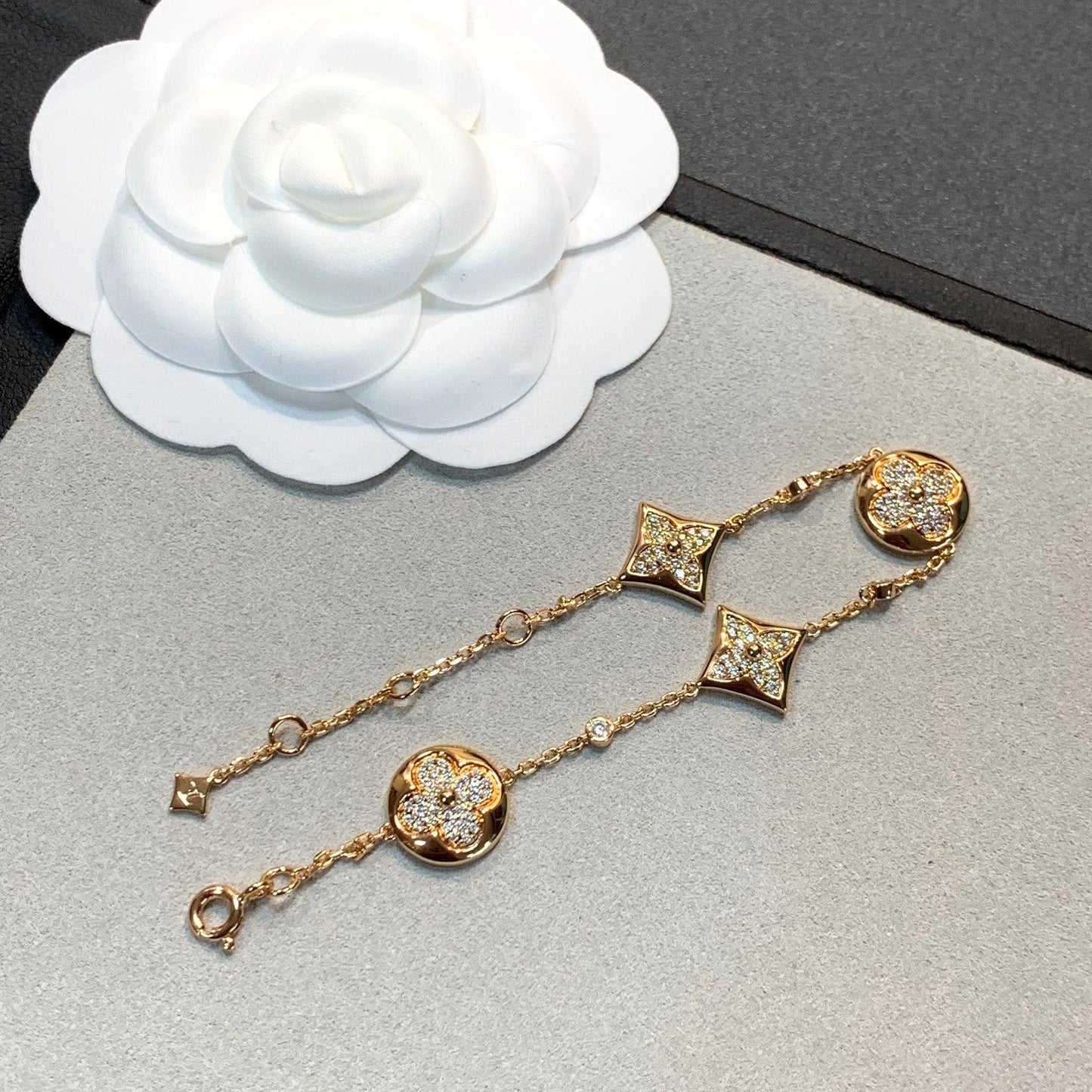 [moco jewelrys]ARMREIF GOLD DIAMANT STERNE SONNEN 4 MOTIVE