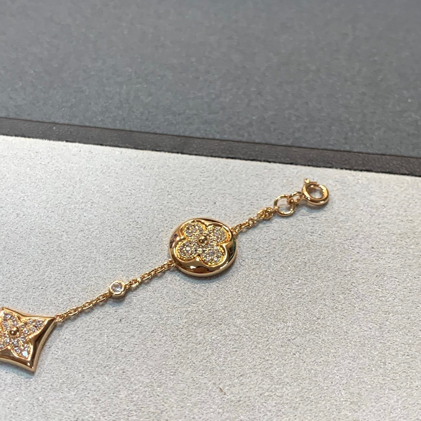 [moco jewelrys]ARMREIF GOLD DIAMANT STERNE SONNEN 4 MOTIVE