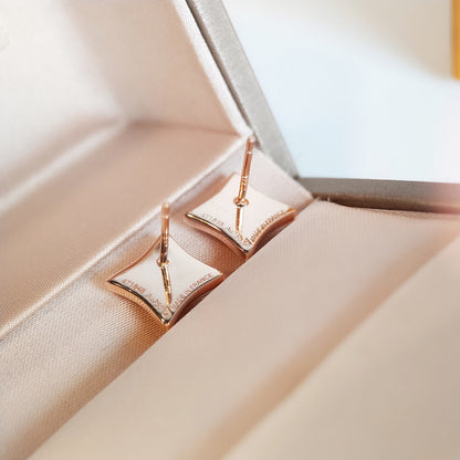 [moco jewelrys]STAR MOP PINK GOLD OHRRINGE