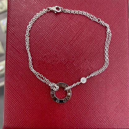 [moco jewelrys]LOVE ARMBAND 2 DIAMANTEN