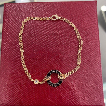 [moco jewelrys]LOVE ARMBAND 2 DIAMANTEN