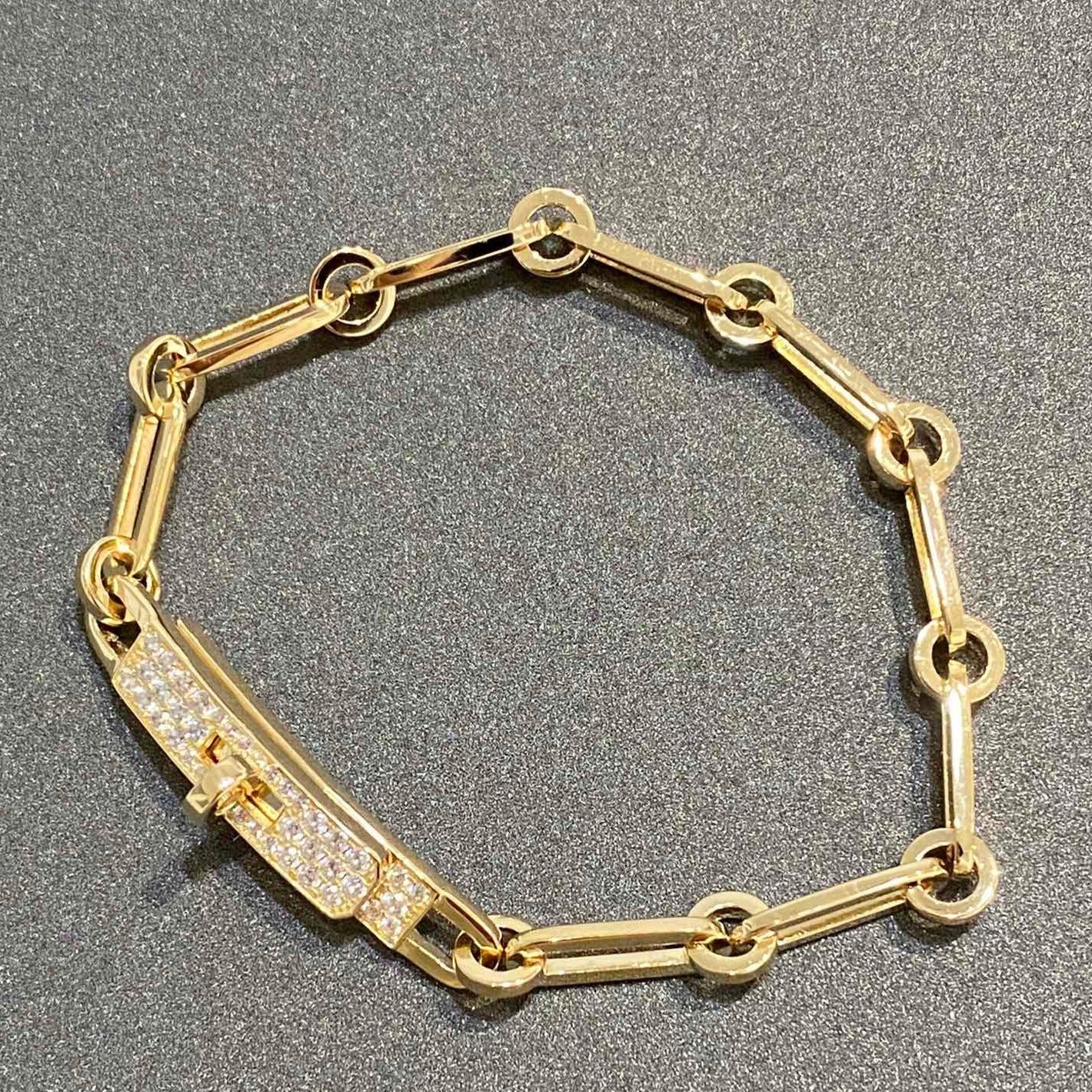 [moco jewelrys]CHAINE BRACELET KLEINES MODELL DIAMANT