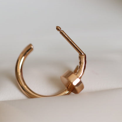 [moco jewelrys]JUSTE OHRRINGE ROSÉGOLD