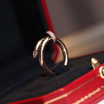 [moco jewelrys]JUSTE RING 2.65MM ROSÉGOLD DIAMANT