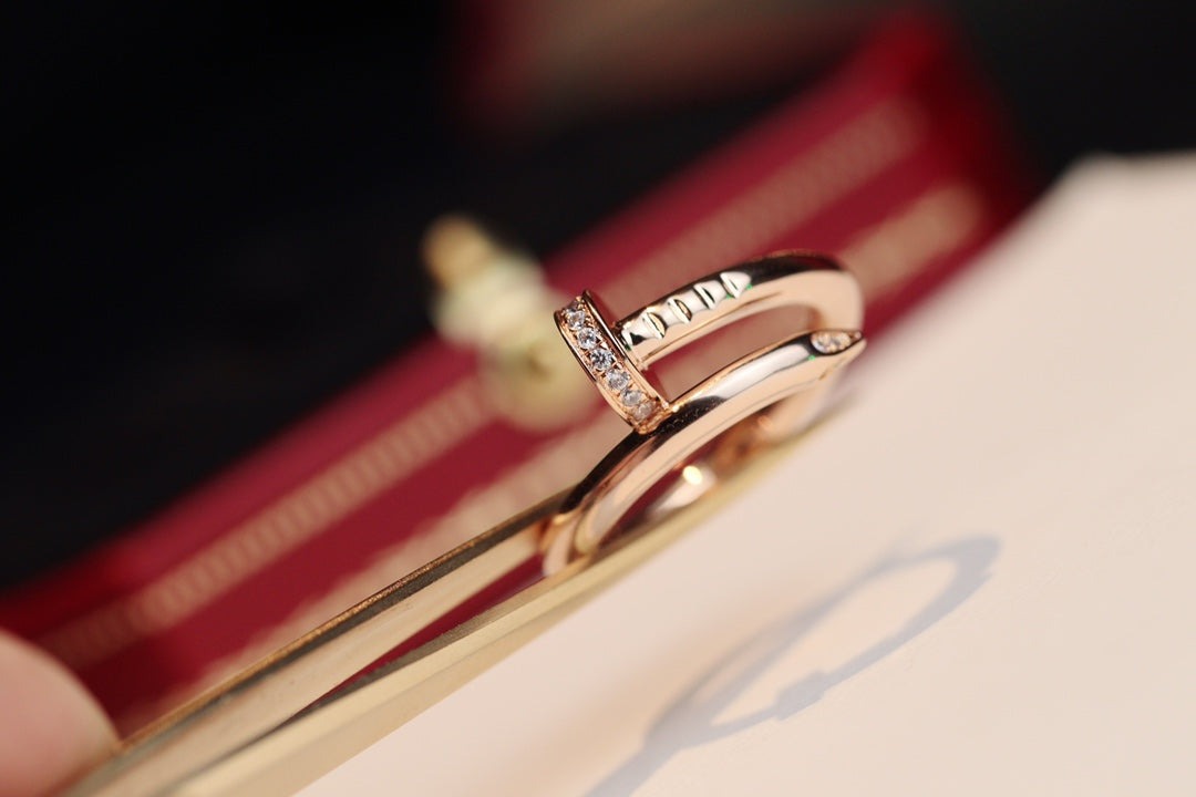 [moco jewelrys]JUSTE RING 2.65MM ROSÉGOLD DIAMANT