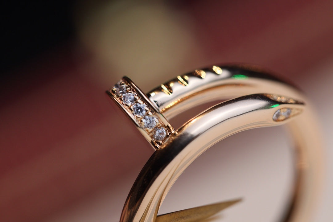 [moco jewelrys]JUSTE RING 2.65MM ROSÉGOLD DIAMANT
