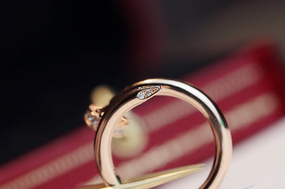 [moco jewelrys]JUSTE RING 2.65MM ROSÉGOLD DIAMANT