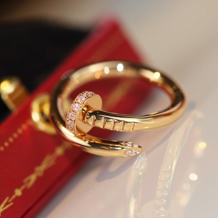 [moco jewelrys]JUSTE RING 2,65MM GOLD DIAMOND
