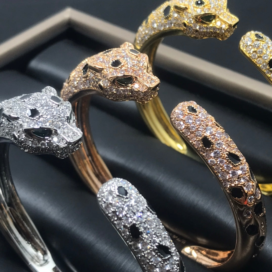[moco jewelrys]PANTHERE BIG ARMBAND DIAMANTEN