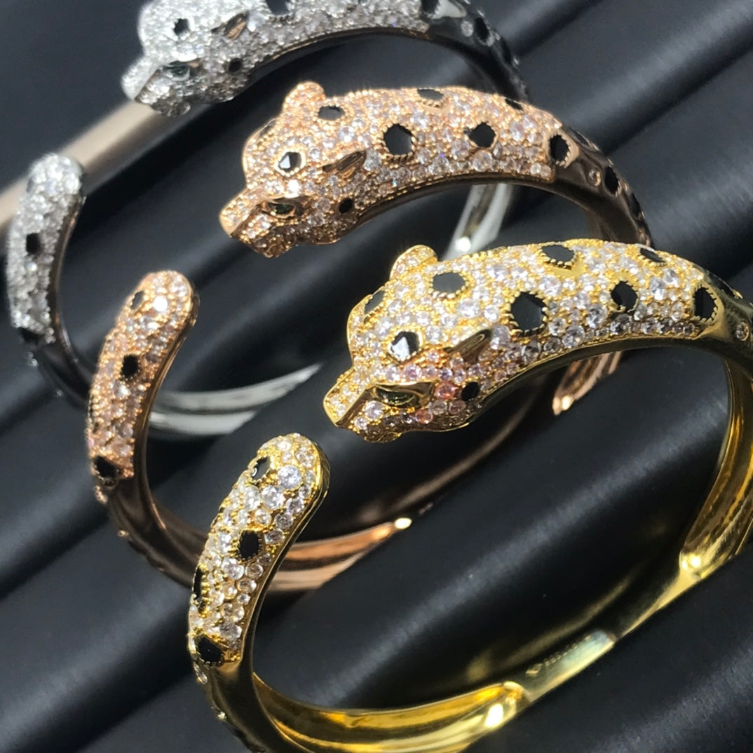 [moco jewelrys]PANTHERE BIG ARMBAND DIAMANTEN
