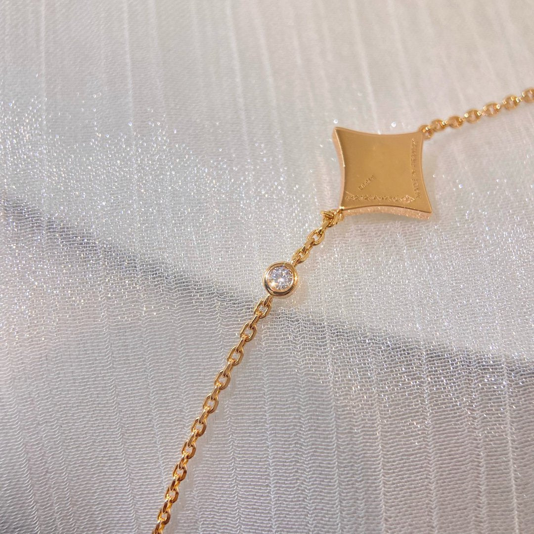 [moco jewelrys]FARBSTERN ROSÉGOLD DIAMANTARMBAND