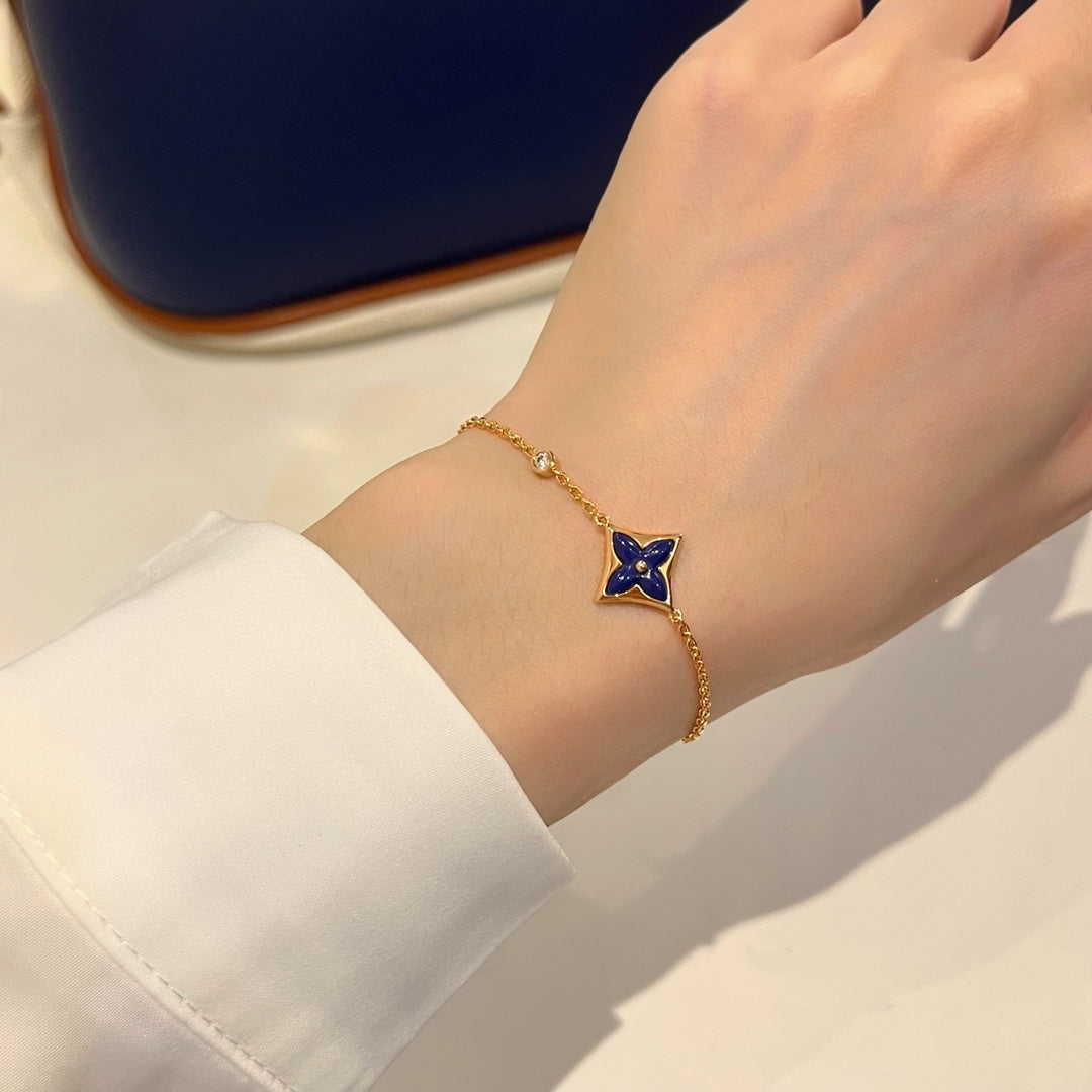 [moco jewelrys]FARBSTERN ROSÉGOLD DIAMANTARMBAND