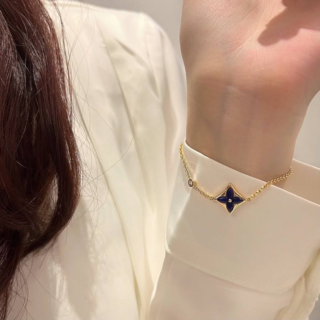 [moco jewelrys]FARBSTERN ROSÉGOLD DIAMANTARMBAND