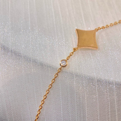 [moco jewelrys]COLOR STAR KARNEOL ROSÉGOLD DIAMANTARMBAND