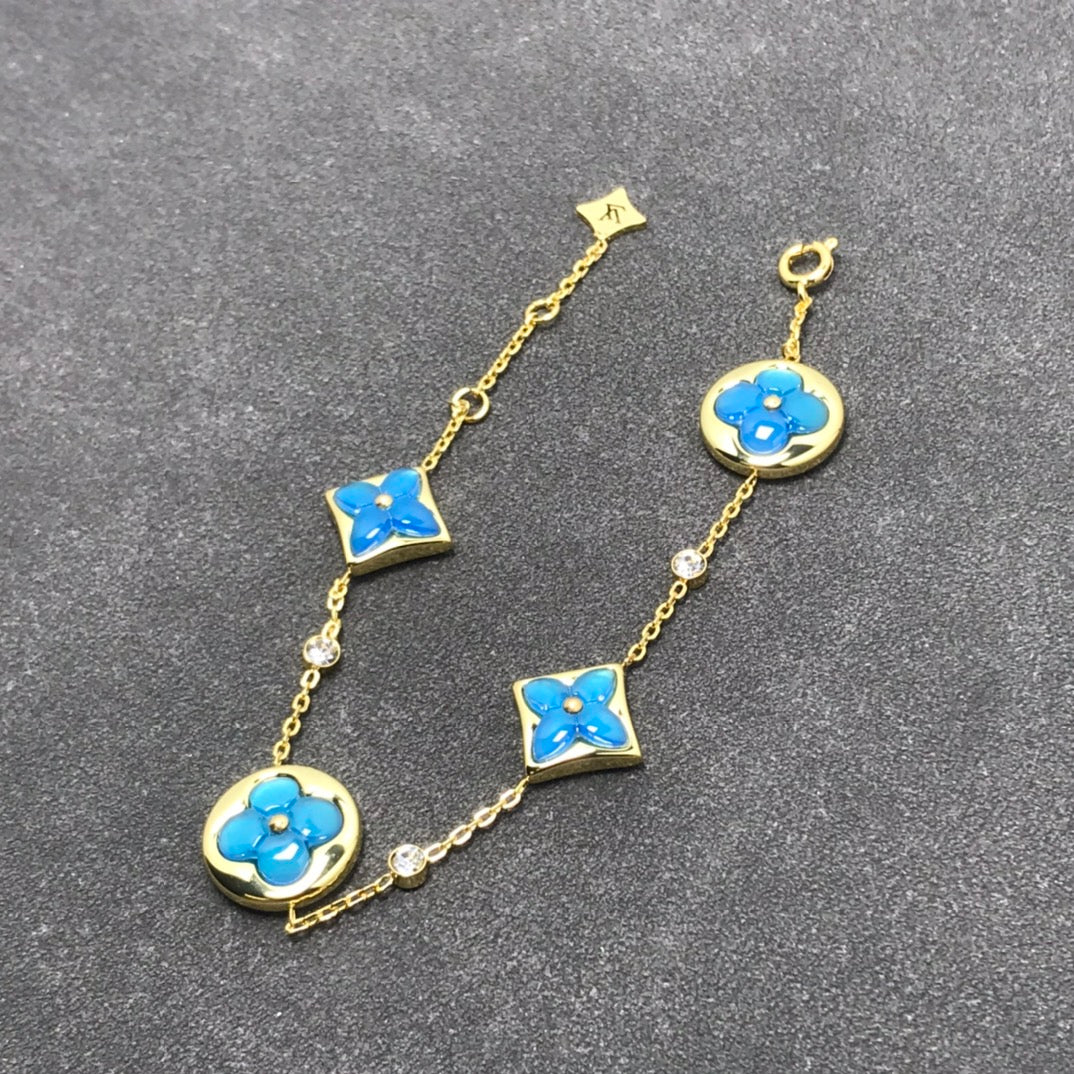 [moco jewelrys]STERN- UND SONNEN-TÜRKIS MIT 4 MOTIVEN UND 3 DIAMANTEN