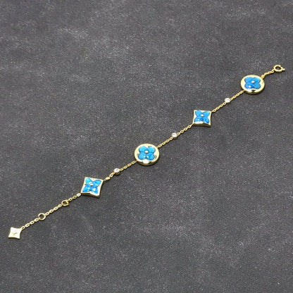 [moco jewelrys]STERN- UND SONNEN-TÜRKIS MIT 4 MOTIVEN UND 3 DIAMANTEN