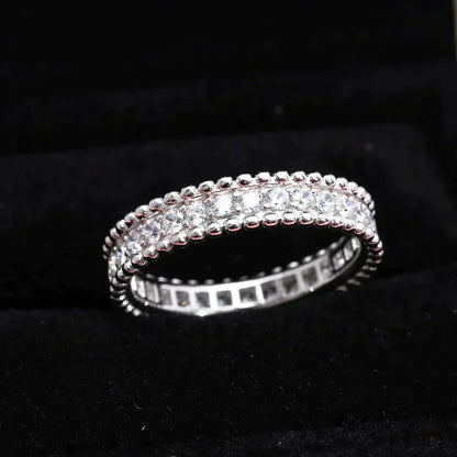 [moco jewelrys]PERLEE DIAMANT SILBERRING