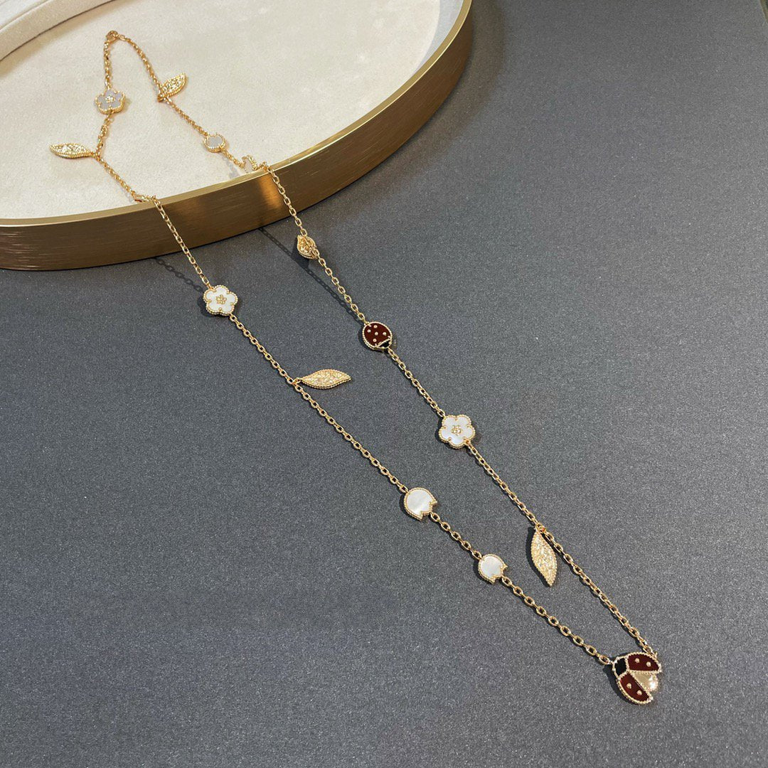 [moco jewelrys]LUCKY SPRING 15 MOTIFS GOLD HALSKETTE