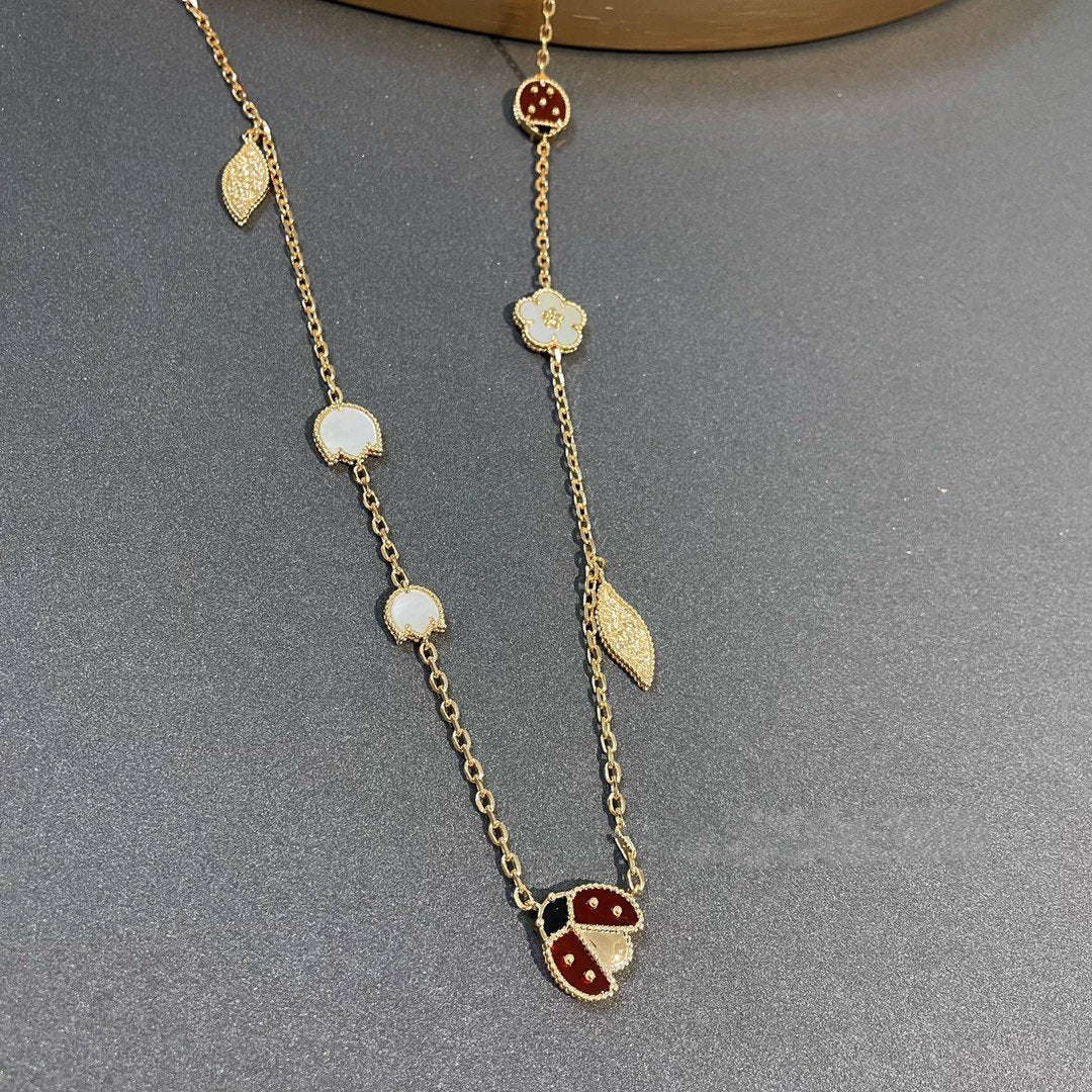 [moco jewelrys]LUCKY SPRING 15 MOTIFS GOLD HALSKETTE
