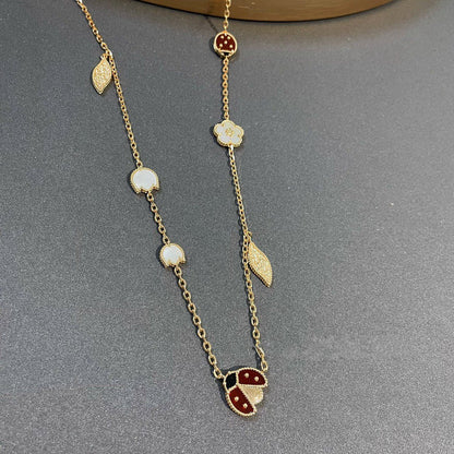 [moco jewelrys]LUCKY SPRING 15 MOTIFS GOLD HALSKETTE