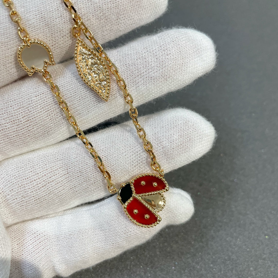 [moco jewelrys]LUCKY SPRING 15 MOTIFS GOLD HALSKETTE