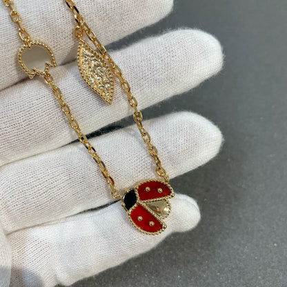 [moco jewelrys]LUCKY SPRING 15 MOTIFS GOLD HALSKETTE