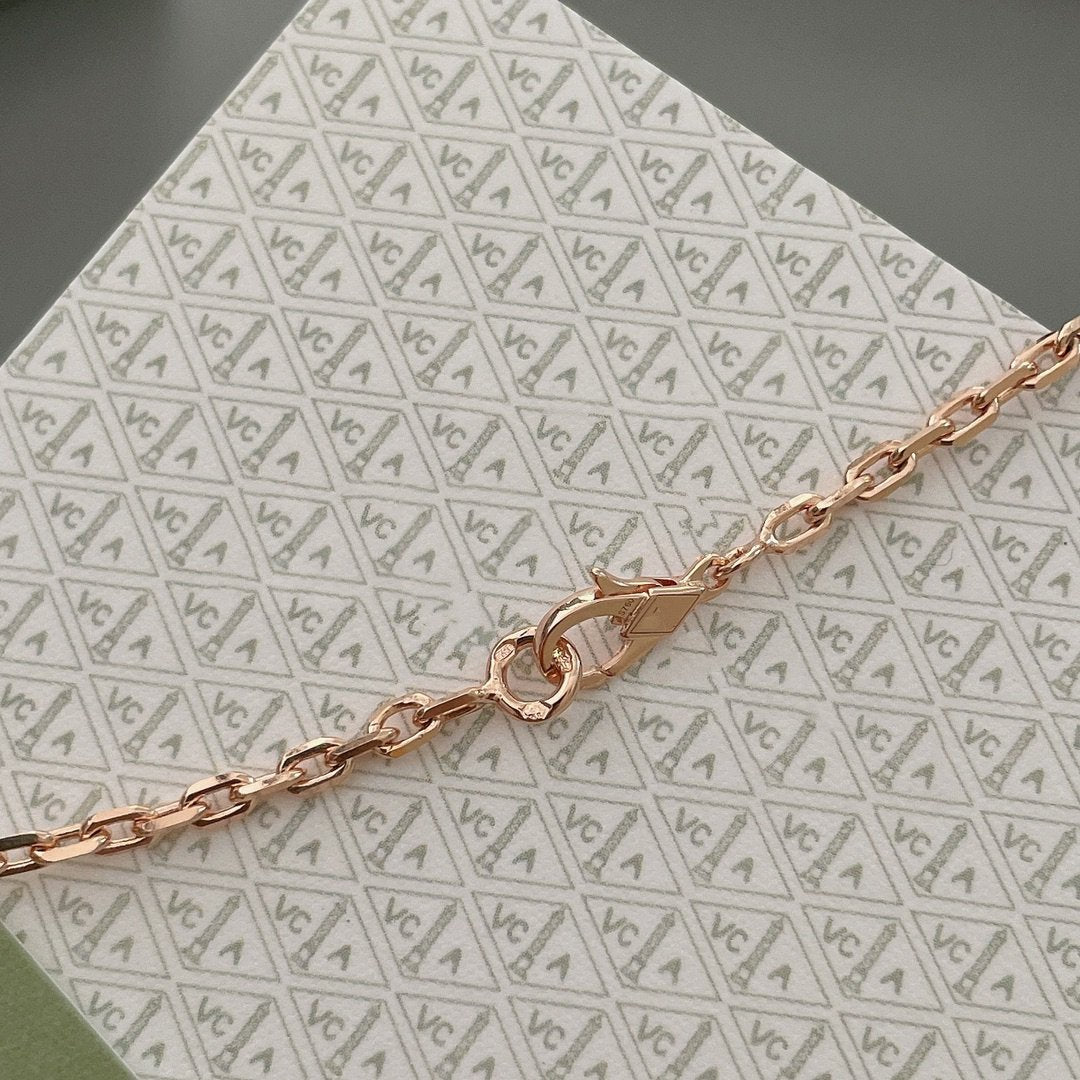 [moco jewelrys]LUCKY SPRING 15 MOTIFS ROSÉGOLD-HALSKETTE