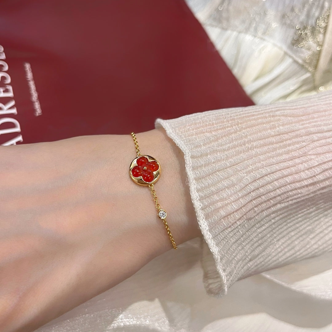 [moco jewelrys]SONNEN-ANHÄNGER KARNEOL-ARMBAND