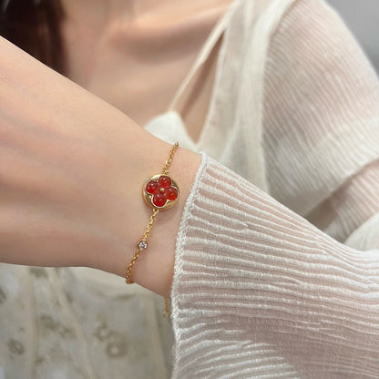 [moco jewelrys]SONNEN-ANHÄNGER KARNEOL-ARMBAND