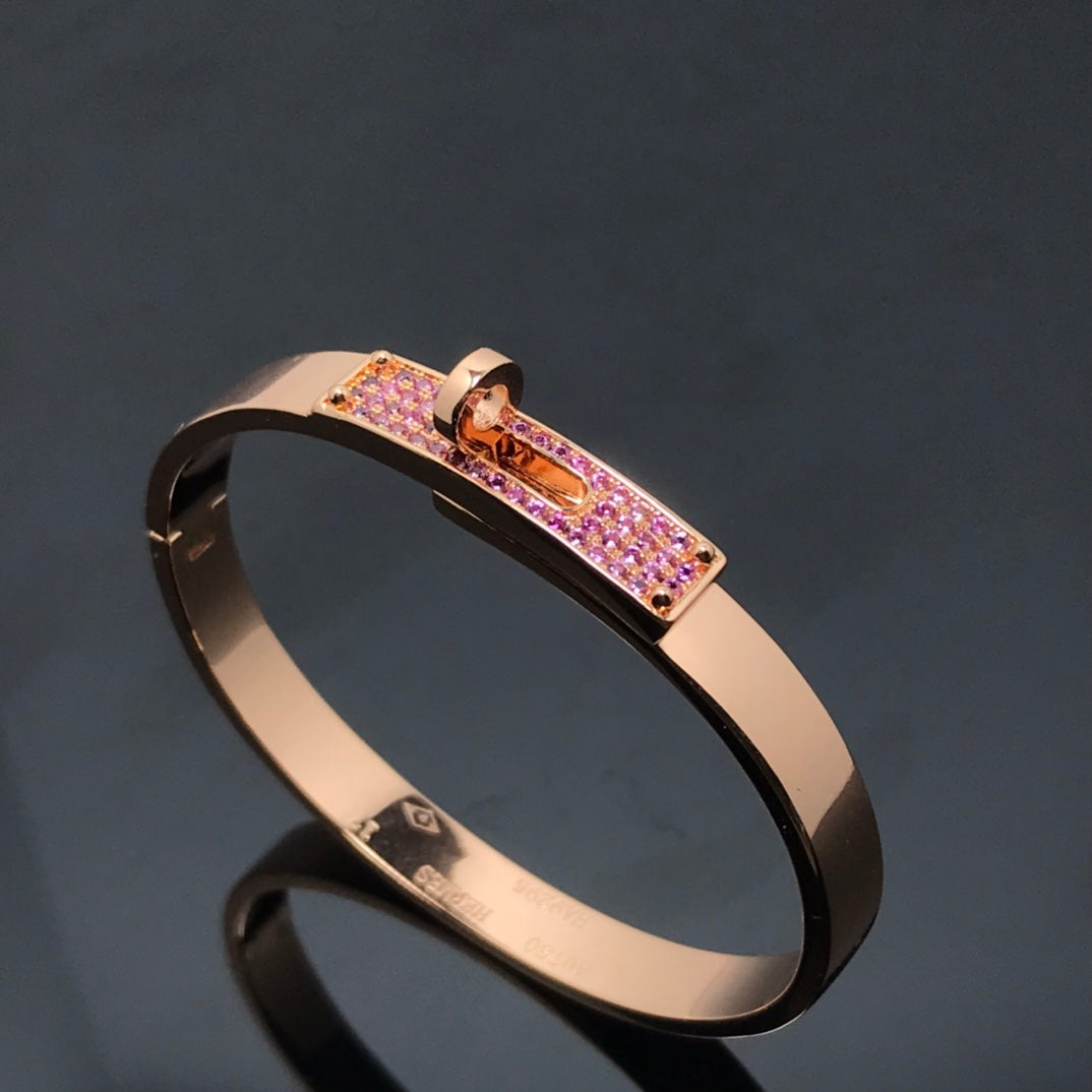 [moco jewelrys]KELLY ARMBAND PINK DIAMANT