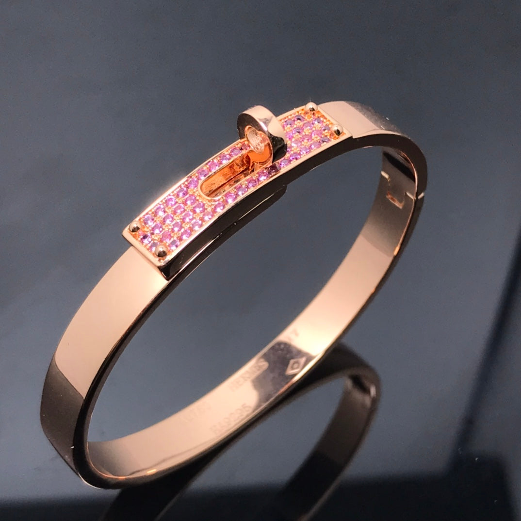 [moco jewelrys]KELLY ARMBAND PINK DIAMANT