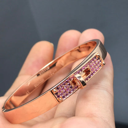 [moco jewelrys]KELLY ARMBAND PINK DIAMANT