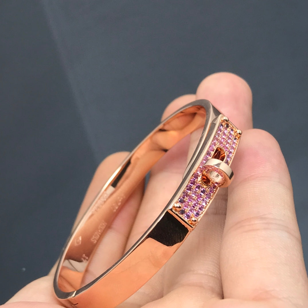 [moco jewelrys]KELLY ARMBAND PINK DIAMANT